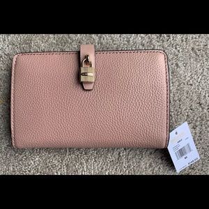 NWT Michael Kors Adele Slim Leather Wallet